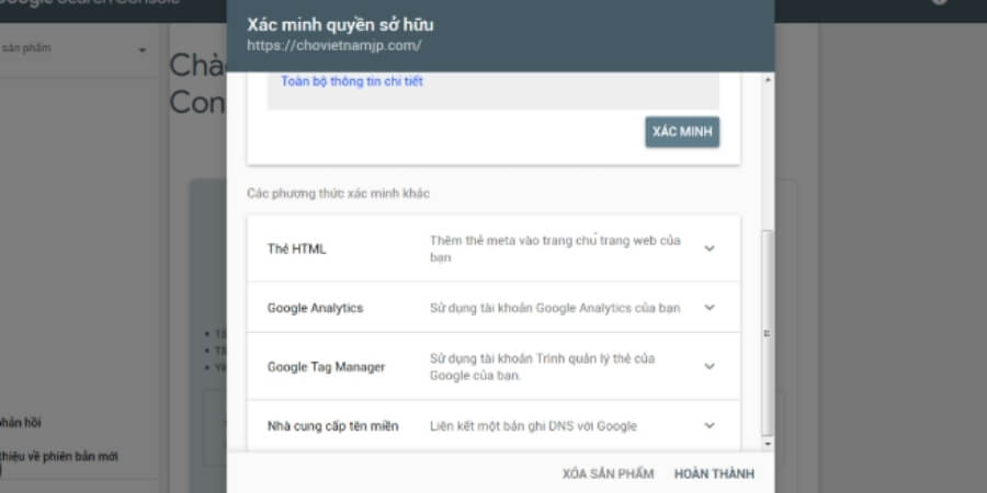 Hướng dẫn cách cài đặt Google Search Console Từ A- Z 2 cách cài đặt google search console