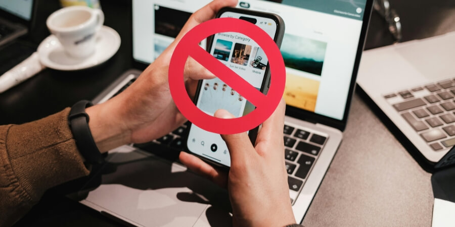 cách chặn một trang web trên điện thoại 