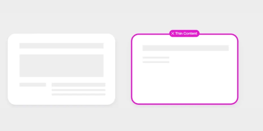 thin content là gì​ 