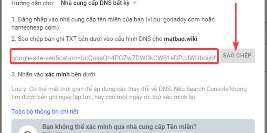 Cách Khai Báo Website Với Google Giúp Website Được Index Nhanh Hơn 4 Xem theme chi tiết Xác minh thông qua nhà cung cấp tên miền