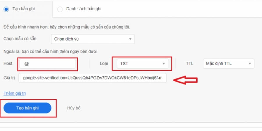 Xem thêm chi tiết Các bước xác minh quyền sở hữu tên miền với Google Search Console