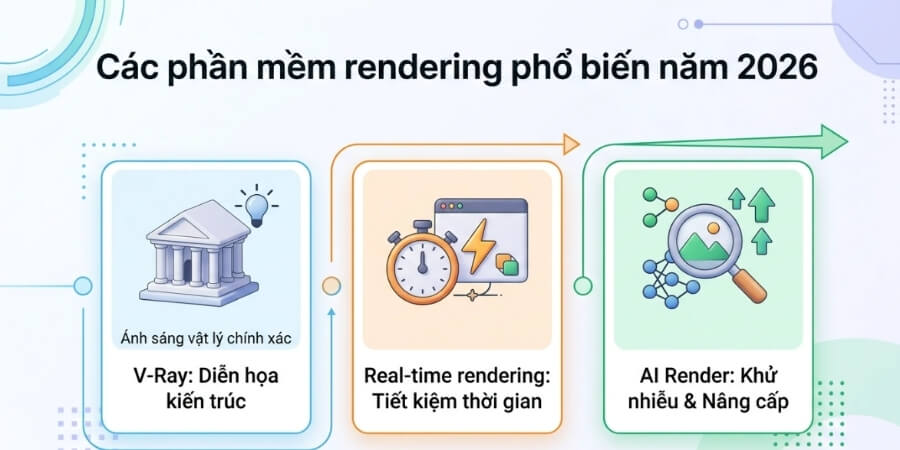Render Là Gì? Cách Hoạt Động Và Ảnh Hưởng Đến SEO 2 Xem thêm chi tiết Các phần mềm Rendering phổ biến trong năm