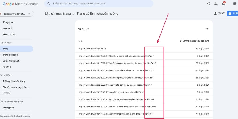 Lỗi Chuyển Hướng Trang Web: Nguyên Nhân Và Cách Xử Lý Chuẩn SEO 5 Xem thêm chi tiết Cách xử lý lỗi trang có lệnh chuyển hướng trong Google Search Console