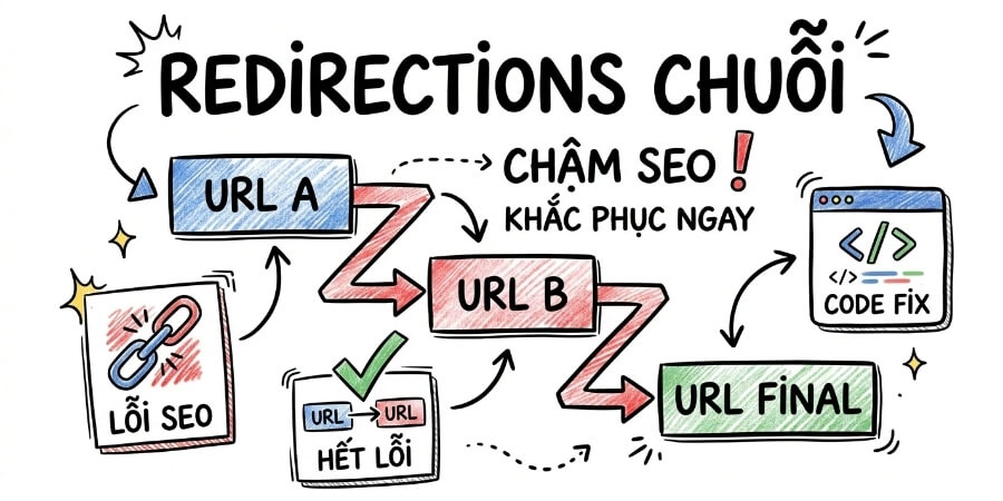 Xem thêm chi tiết Chuỗi chuyển hướng Redirect Chain