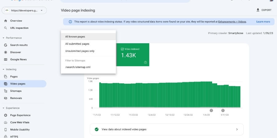 Xem thêm chi tiết Kiểm tra tình trạng index của URL trong Google Search Console