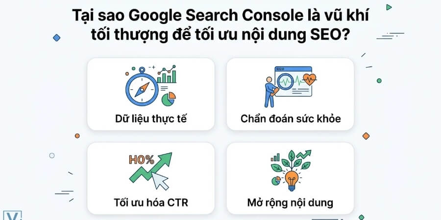 Google Search Console Để Làm Gì? Cách Sử Dụng Hiệu Quả 1 Xem thêm chi tiết Lợi ích chính khi sử dụng Google Search Console cho website