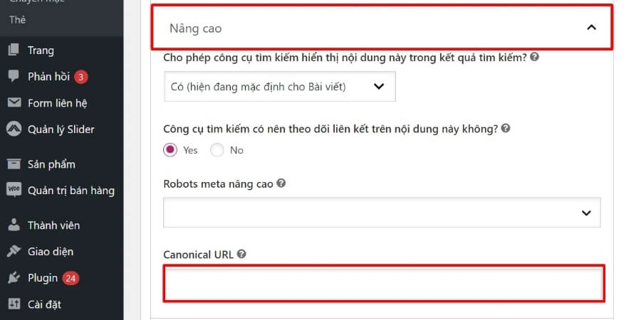 Xem thêm chi tiết Tối ưu Canonical thông qua liên kết nội bộ