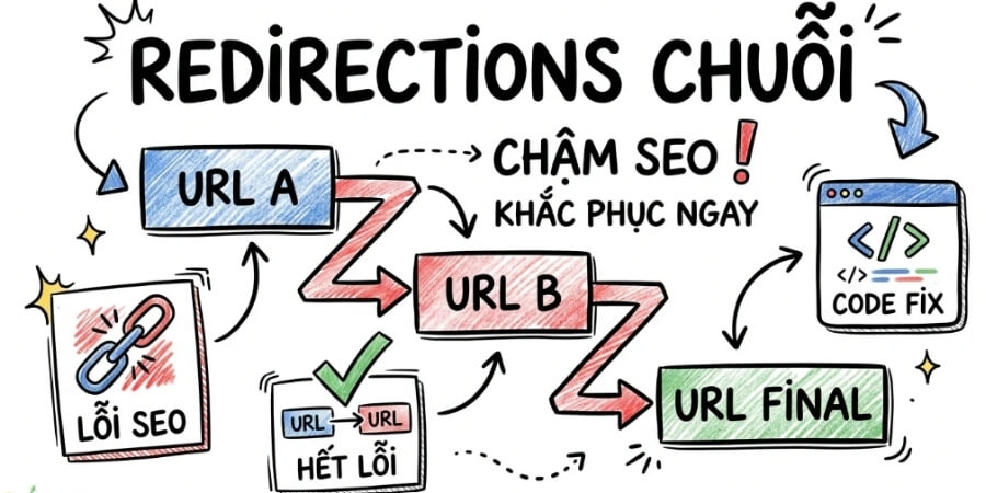Xem thêm chi tiết Xử lý lỗi 5xx và redirect chain